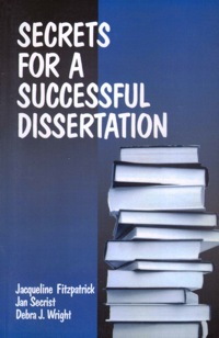 Cover image: Secrets for a Successful Dissertation 1st edition 9780761912514