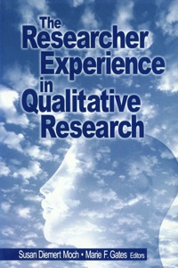 Cover image: The Researcher Experience in Qualitative Research 1st edition 9780761913429