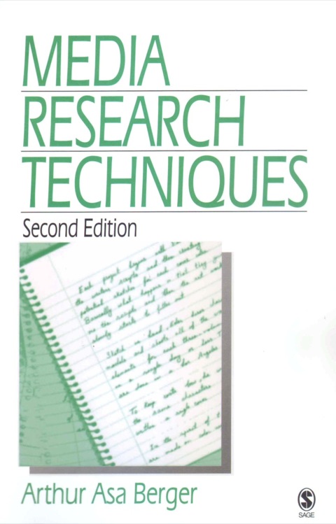 Cover image for book Media Research Techniques