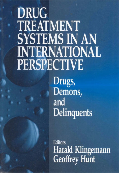 Cover image for book Drug Treatment Systems in an International Perspective