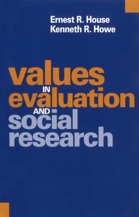 Cover image for book Values in Evaluation and Social Research