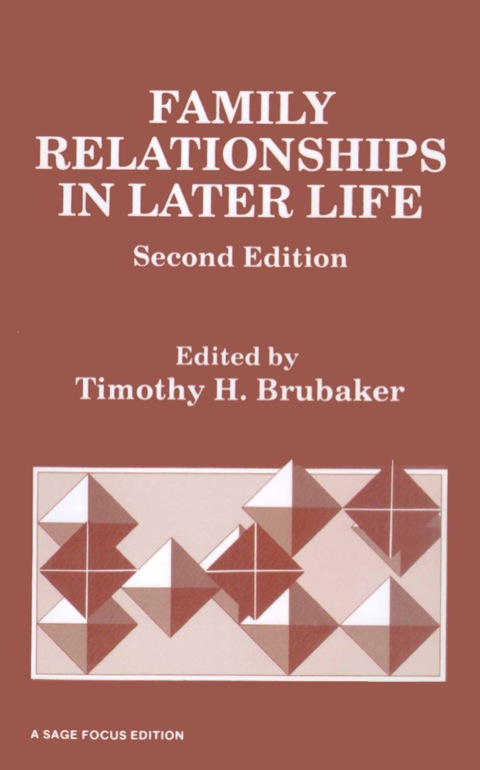 Cover image for book Family Relationships in Later Life