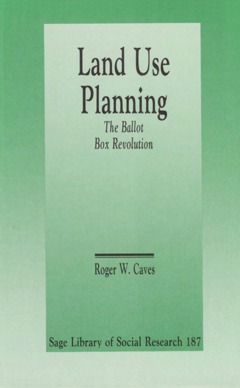 Cover image for book Land Use Planning