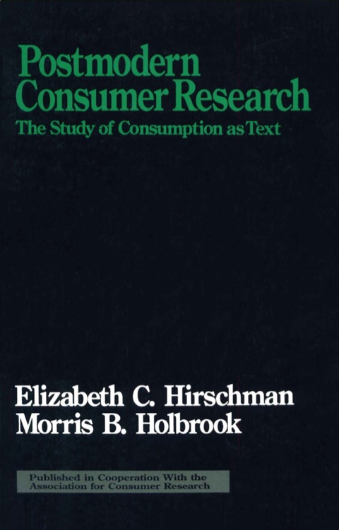 Cover image for book Postmodern Consumer Research