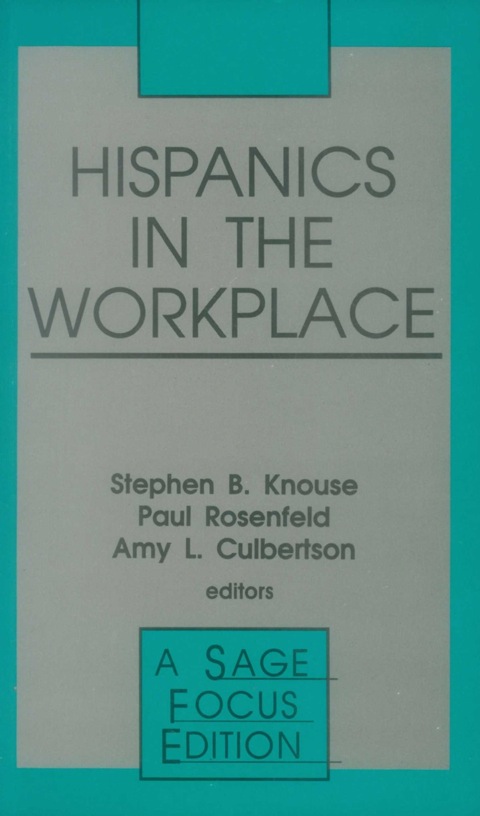 Cover image for book Hispanics in the Workplace