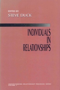 Cover image: Individuals in Relationships 1st edition 9780803951563