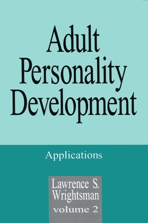 Cover image for book Adult Personality Development