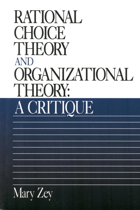 Cover image for book Rational Choice Theory and Organizational Theory