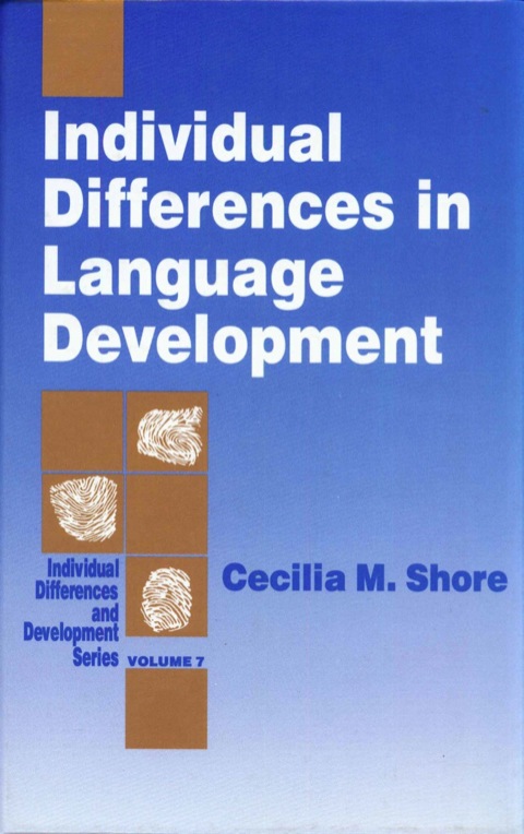 Cover image for book Individual Differences in Language Development