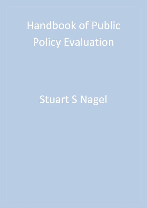 Cover image for book Handbook of Public Policy Evaluation
