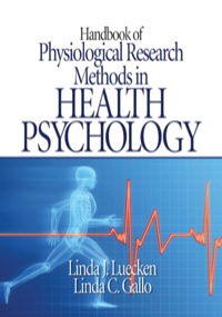 Cover image: Handbook of Physiological Research Methods in Health Psychology 1st edition 9781412926058