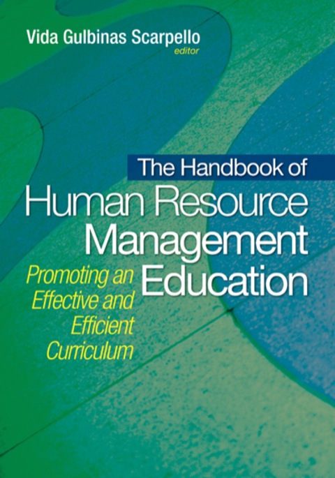 Cover image for book The Handbook of Human Resource Management Education