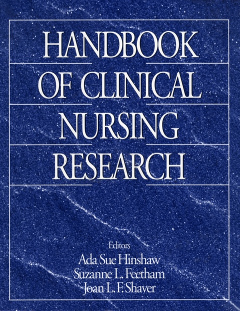Cover image for book Handbook of Clinical Nursing Research