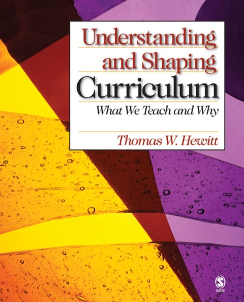 Cover image for book Understanding and Shaping Curriculum