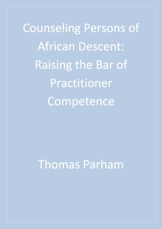 Counseling Persons of African Descent