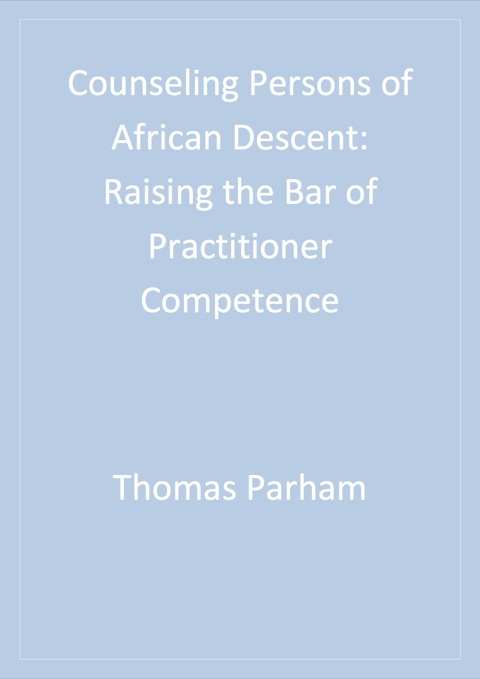 Cover image for book Counseling Persons of African Descent