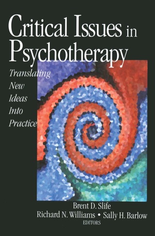 Critical Issues in Psychotherapy
