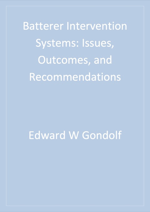 Cover image for book Batterer Intervention Systems