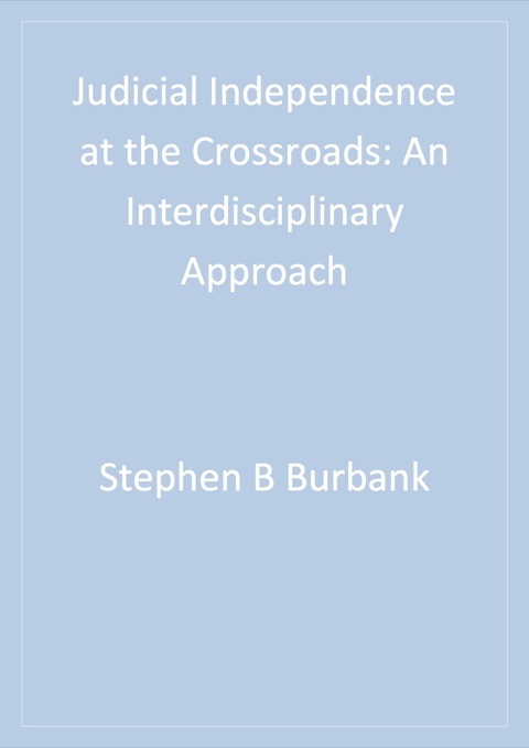 Cover image for book Judicial Independence at the Crossroads
