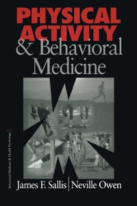 Cover image: Physical Activity and Behavioral Medicine 1st edition 9780803959972