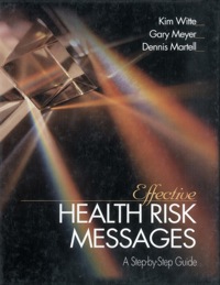 Cover image: Effective Health Risk Messages 1st edition 9780761915096