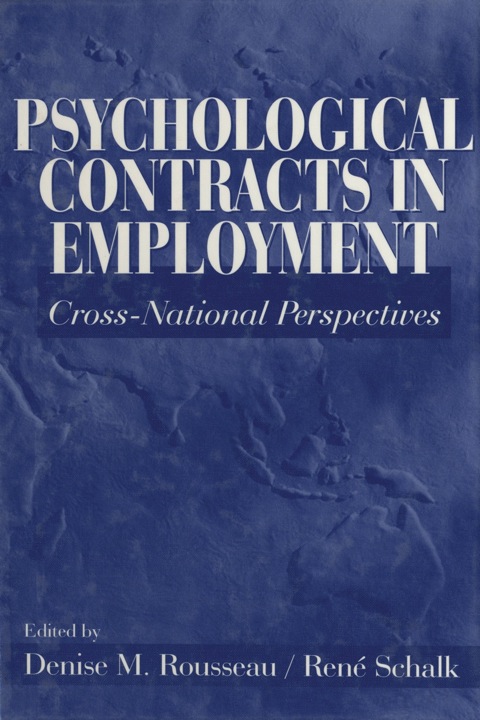 Cover image for book Psychological Contracts in Employment