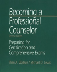 Cover image: Becoming a Professional Counselor 1st edition 9780761911272