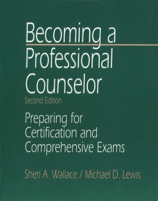 Becoming a Professional Counselor