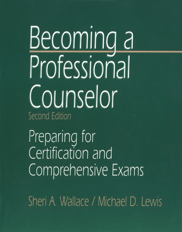 Becoming a Professional Counselor