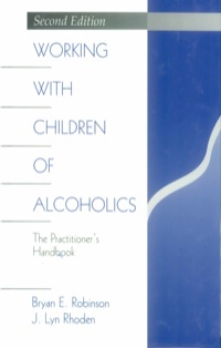 Cover image: Working with Children of Alcoholics 1st edition 9780761907565