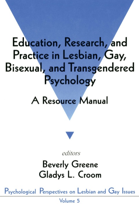 Cover image for book Education, Research, and Practice in Lesbian, Gay, Bisexual, and Transgendered Psychology