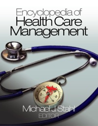 Cover image: Encyclopedia of Health Care Management 1st edition 9780761926740