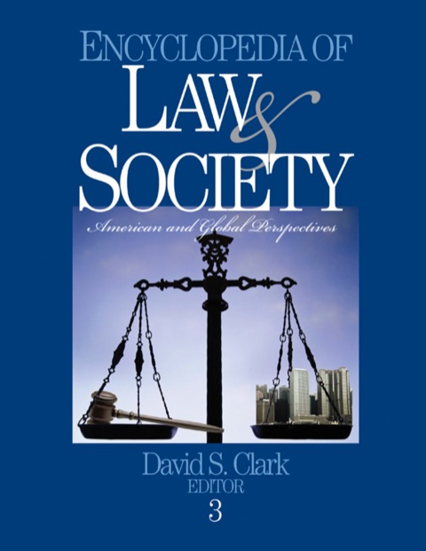 Cover image for book Encyclopedia of Law and Society