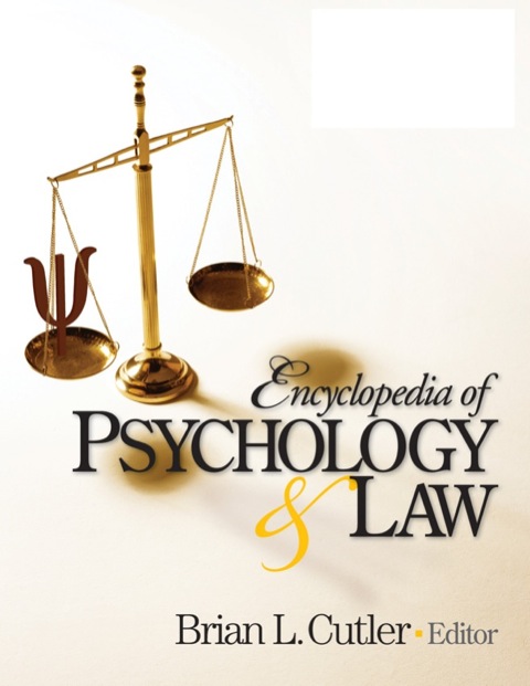 Cover image for book Encyclopedia of Psychology and Law