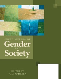 Cover image: Encyclopedia of Gender and Society 1st edition 9781412909167