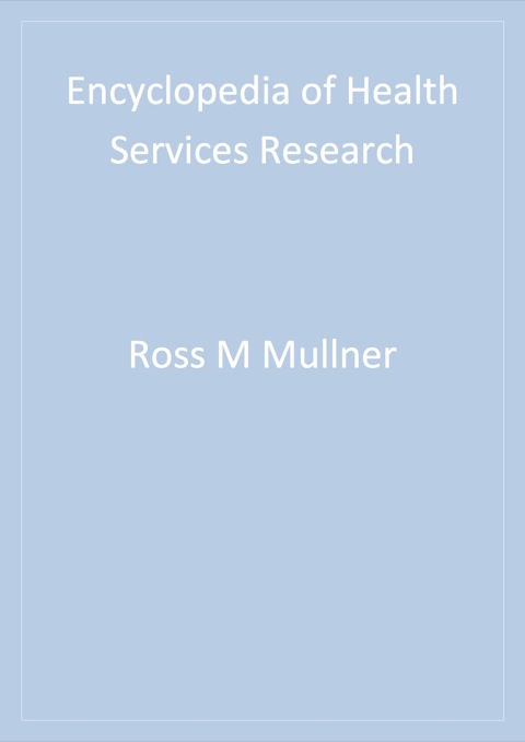 Cover image for book Encyclopedia of Health Services Research