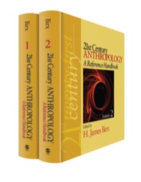 Cover image: 21st Century Anthropology: A Reference Handbook 1st edition 9781412957380