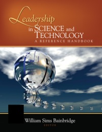 Cover image: Leadership in Science and Technology: A Reference Handbook 1st edition 9781412976886