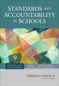 Cover image: Standards and Accountability in Schools 1st edition 9781412987660