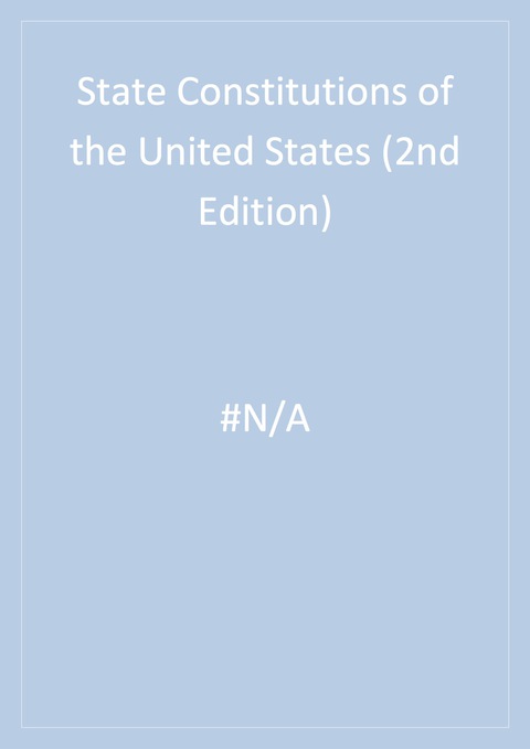 Cover image for book State Constitutions of the United States