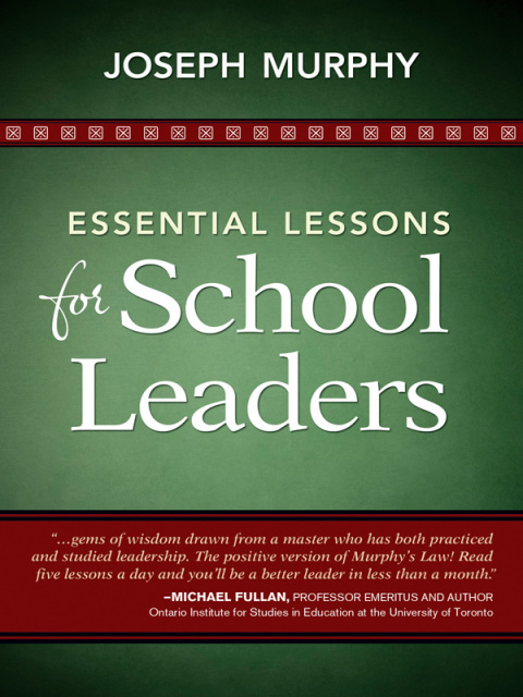Cover image for book Essential Lessons for School Leaders