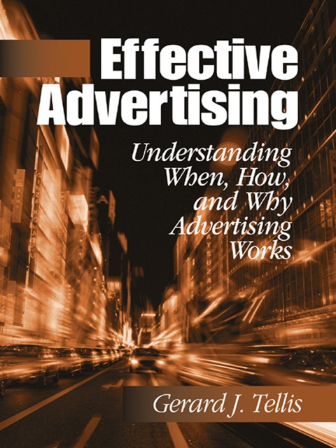 Cover image for book Effective Advertising