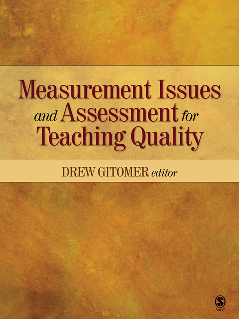 Cover image for book Measurement Issues and Assessment for Teaching Quality