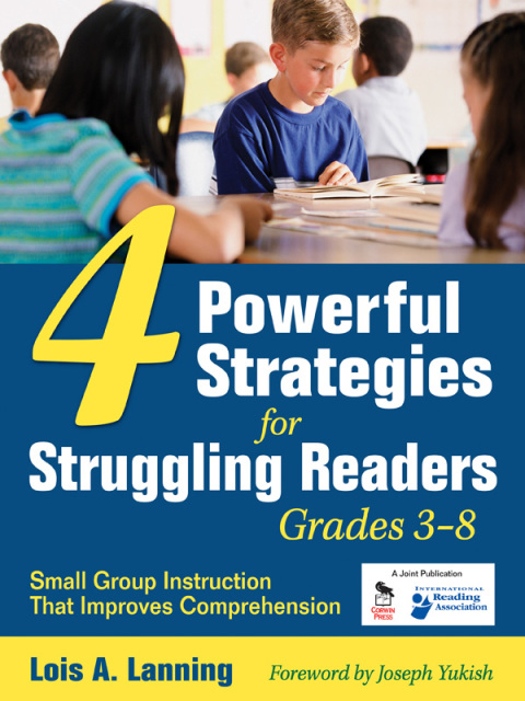 Cover image for book Four Powerful Strategies for Struggling Readers, Grades 3-8