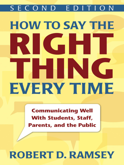 Cover image for book How to Say the Right Thing Every Time