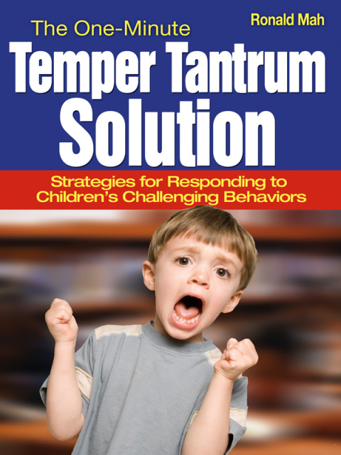 Cover image for book The One-Minute Temper Tantrum Solution