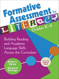 Cover image: Formative Assessment for Literacy, Grades K-6 1st edition 9781412949088