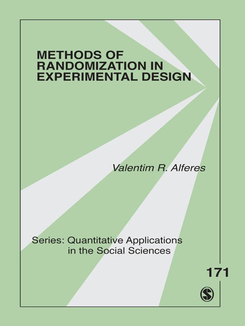 Cover image for book Methods of Randomization in Experimental Design