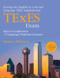 Cover image: Passing the English as a Second Language (ESL) Supplemental TExES Exam 1st edition 9781452290485