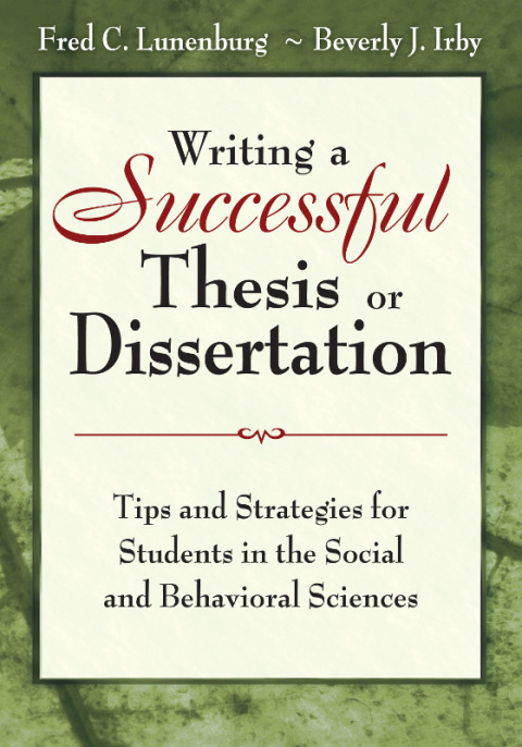 Cover image for book Writing a Successful Thesis or Dissertation